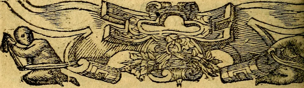 An illustration from Le pegme de Pierre Covstav, 1560, leaf 253