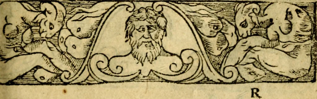 An illustration from Le pegme de Pierre Covstav, 1560, leaf 258
