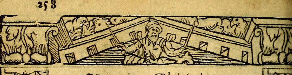 An illustration from Le pegme de Pierre Covstav, 1560, leaf 259