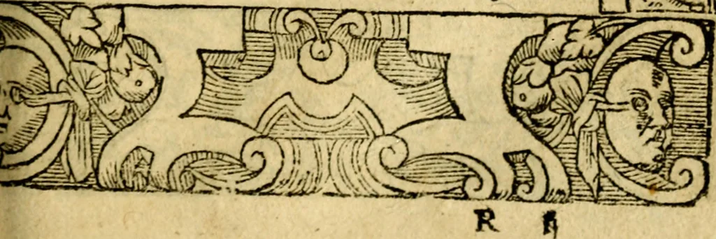 An illustration from Le pegme de Pierre Covstav, 1560, leaf 260