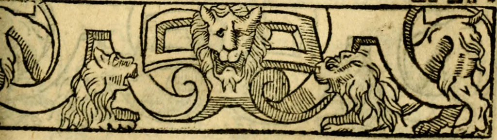 An illustration from Le pegme de Pierre Covstav, 1560, leaf 272