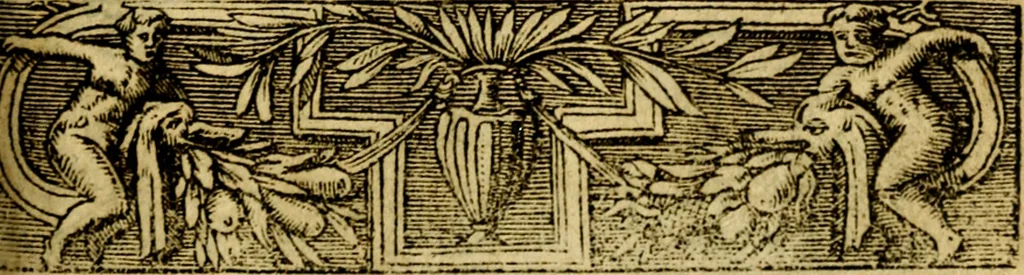 An illustration from Le pegme de Pierre Covstav, 1560, leaf 28