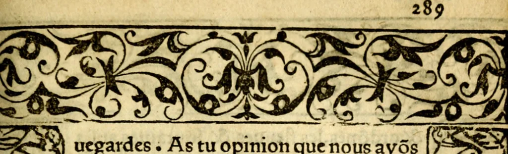An illustration from Le pegme de Pierre Covstav, 1560, leaf 288