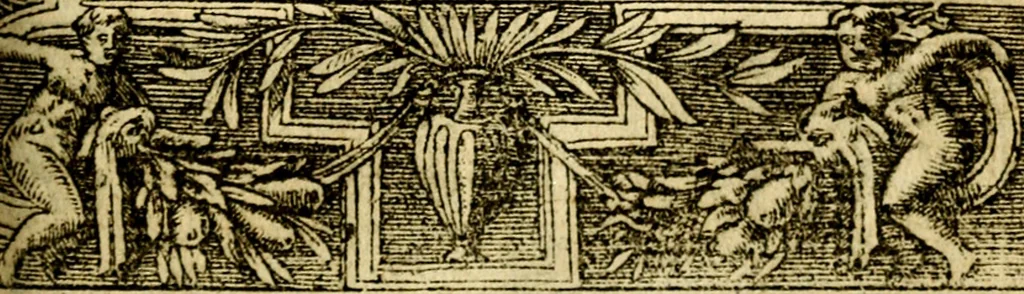 An illustration from Le pegme de Pierre Covstav, 1560, leaf 296