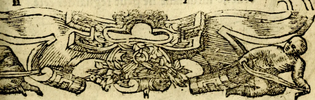 An illustration from Le pegme de Pierre Covstav, 1560, leaf 302