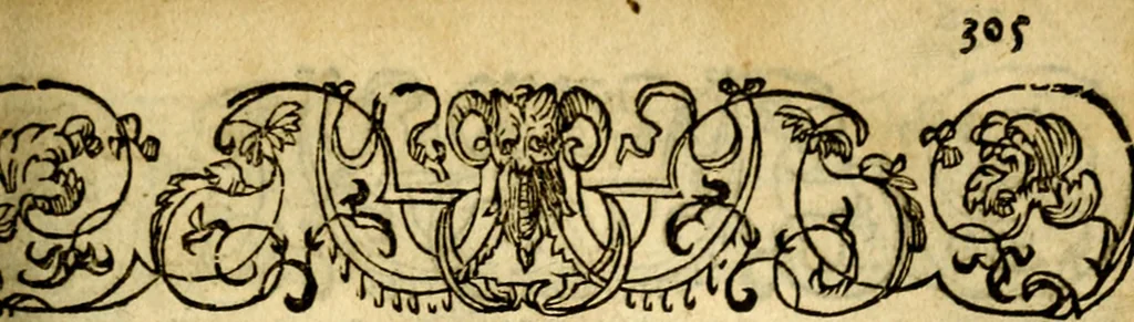 An illustration from Le pegme de Pierre Covstav, 1560, leaf 304