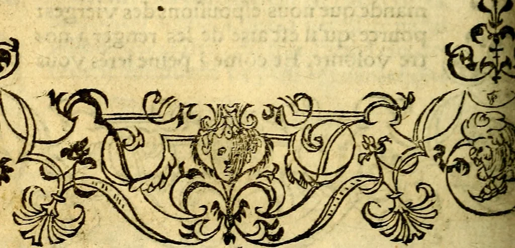 An illustration from Le pegme de Pierre Covstav, 1560, leaf 305