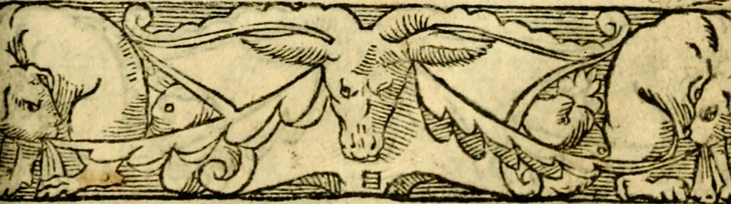 An illustration from Le pegme de Pierre Covstav, 1560, leaf 306