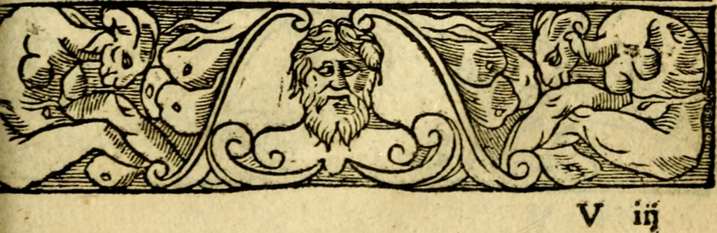 An illustration from Le pegme de Pierre Covstav, 1560, leaf 308