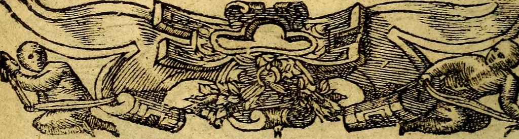 An illustration from Le pegme de Pierre Covstav, 1560, leaf 31