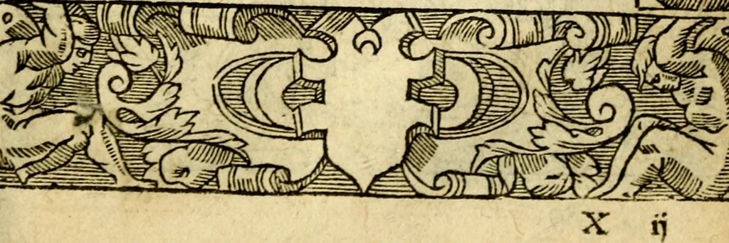 An illustration from Le pegme de Pierre Covstav, 1560, leaf 322