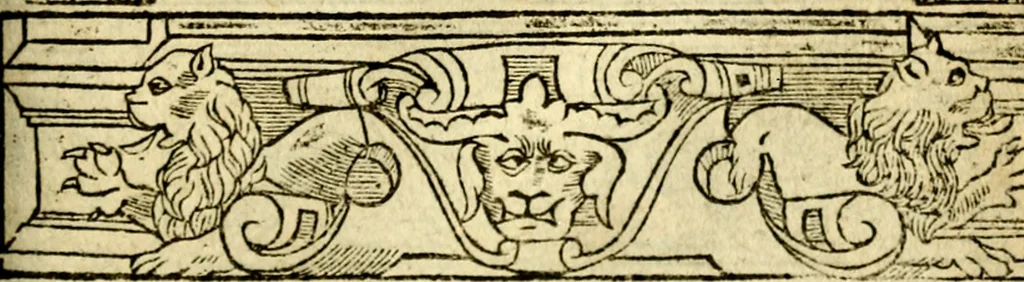 An illustration from Le pegme de Pierre Covstav, 1560, leaf 326
