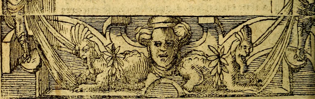 An illustration from Le pegme de Pierre Covstav, 1560, leaf 33