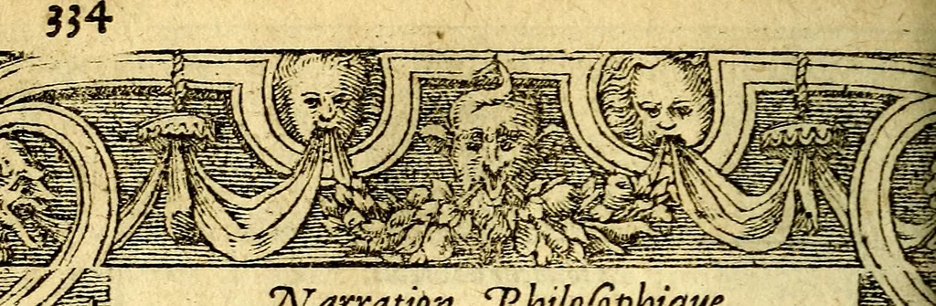 An illustration from Le pegme de Pierre Covstav, 1560, leaf 333