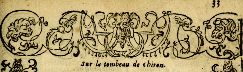 An illustration from Le pegme de Pierre Covstav, 1560, leaf 34