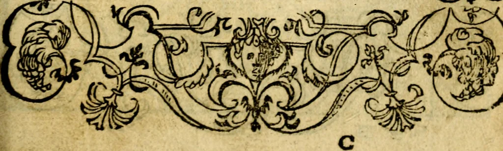 An illustration from Le pegme de Pierre Covstav, 1560, leaf 34