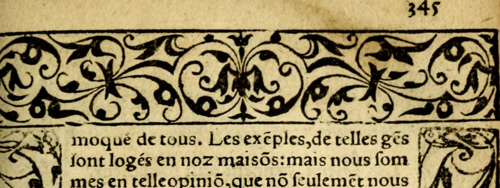 An illustration from Le pegme de Pierre Covstav, 1560, leaf 344
