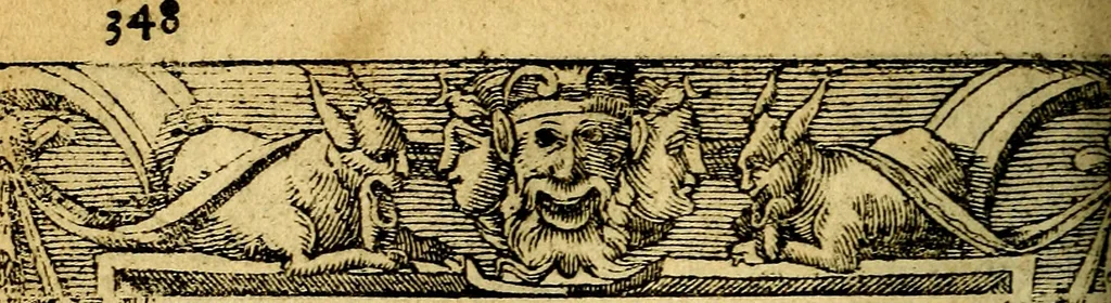 An illustration from Le pegme de Pierre Covstav, 1560, leaf 347