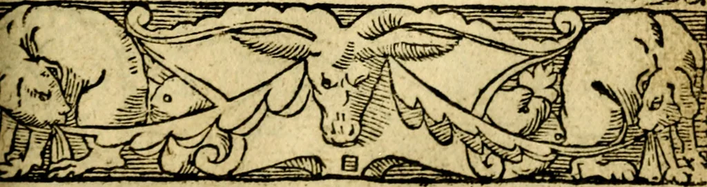 An illustration from Le pegme de Pierre Covstav, 1560, leaf 348