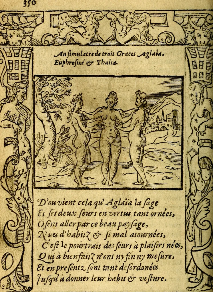 An illustration from Le pegme de Pierre Covstav, 1560, leaf 349