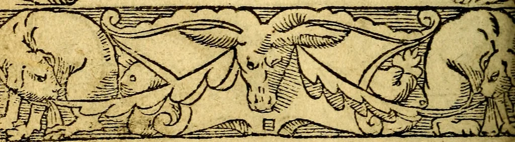 An illustration from Le pegme de Pierre Covstav, 1560, leaf 349