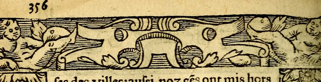 An illustration from Le pegme de Pierre Covstav, 1560, leaf 355