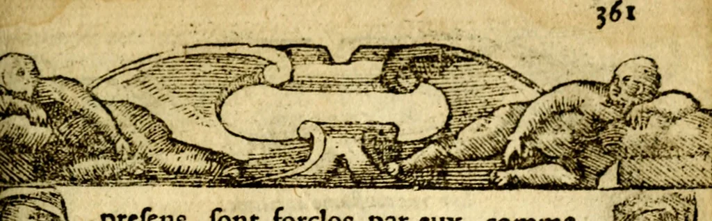 An illustration from Le pegme de Pierre Covstav, 1560, leaf 360