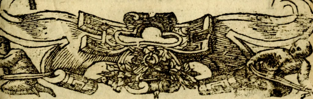 An illustration from Le pegme de Pierre Covstav, 1560, leaf 360