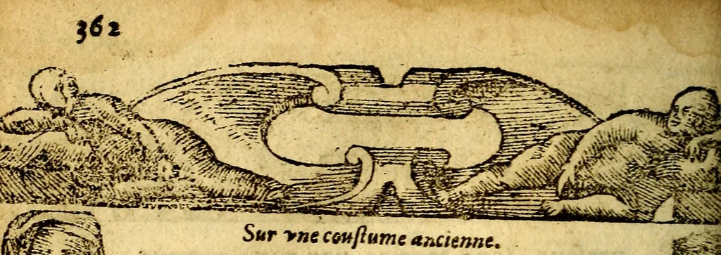 An illustration from Le pegme de Pierre Covstav, 1560, leaf 361