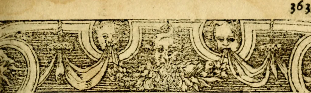 An illustration from Le pegme de Pierre Covstav, 1560, leaf 362