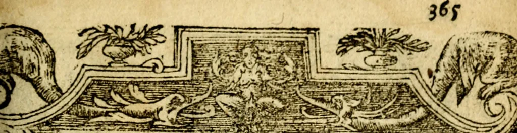 An illustration from Le pegme de Pierre Covstav, 1560, leaf 364