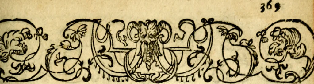 An illustration from Le pegme de Pierre Covstav, 1560, leaf 368