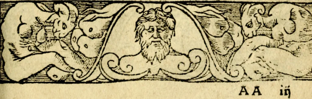 An illustration from Le pegme de Pierre Covstav, 1560, leaf 372