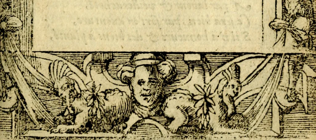 An illustration from Le pegme de Pierre Covstav, 1560, leaf 376