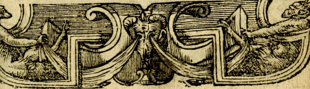 An illustration from Le pegme de Pierre Covstav, 1560, leaf 378