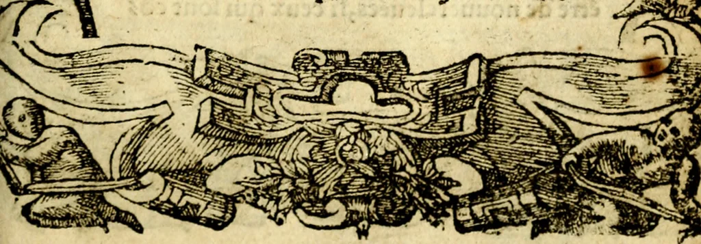 An illustration from Le pegme de Pierre Covstav, 1560, leaf 384