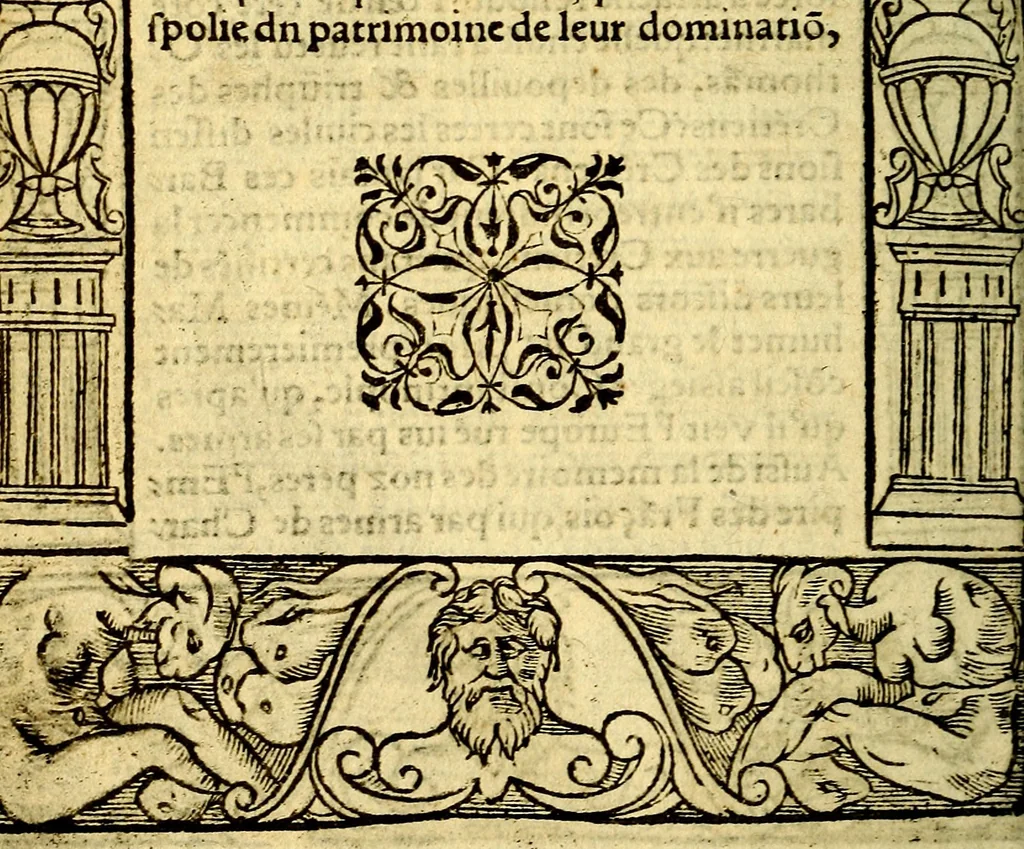 An illustration from Le pegme de Pierre Covstav, 1560, leaf 387