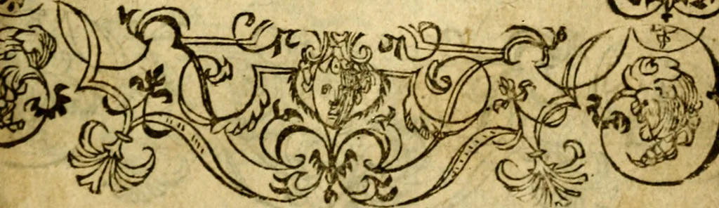 An illustration from Le pegme de Pierre Covstav, 1560, leaf 400