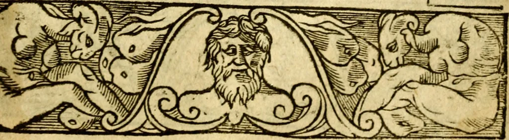 An illustration from Le pegme de Pierre Covstav, 1560, leaf 404