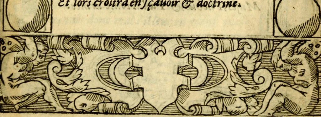 An illustration from Le pegme de Pierre Covstav, 1560, leaf 406
