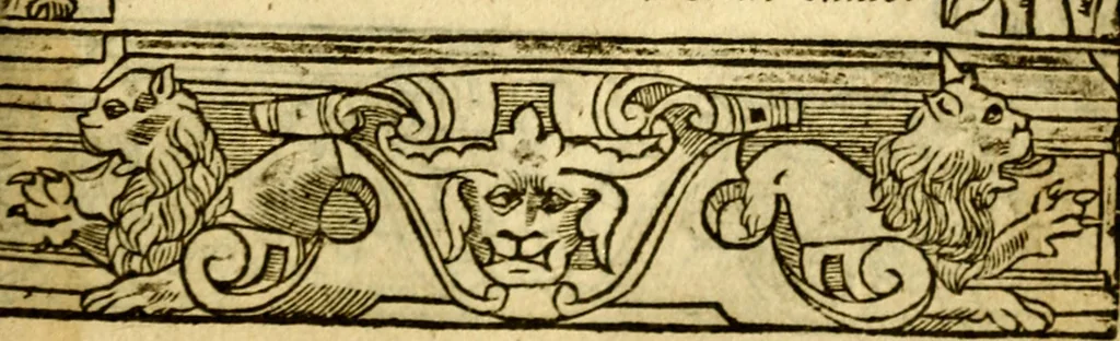 An illustration from Le pegme de Pierre Covstav, 1560, leaf 408