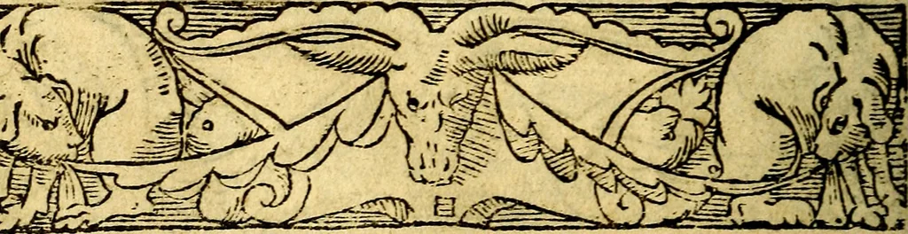 An illustration from Le pegme de Pierre Covstav, 1560, leaf 41