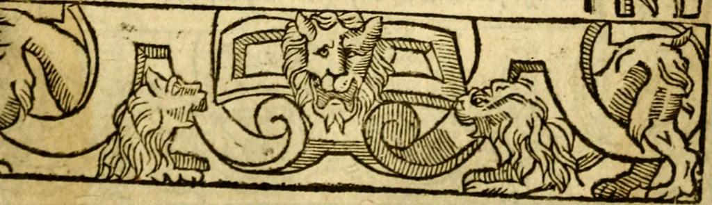 An illustration from Le pegme de Pierre Covstav, 1560, leaf 412