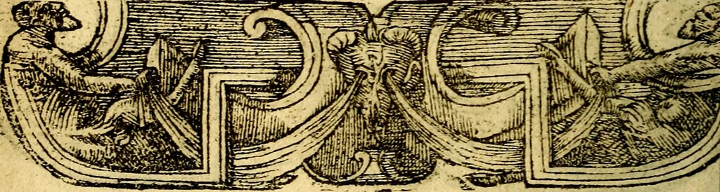 An illustration from Le pegme de Pierre Covstav, 1560, leaf 43