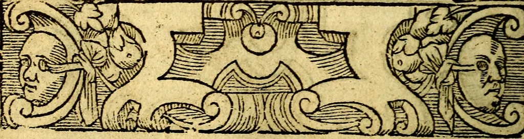 An illustration from Le pegme de Pierre Covstav, 1560, leaf 45
