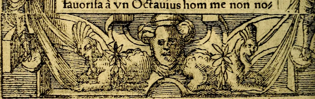 An illustration from Le pegme de Pierre Covstav, 1560, leaf 47