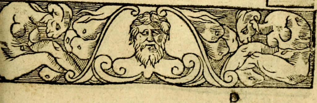 An illustration from Le pegme de Pierre Covstav, 1560, leaf 50