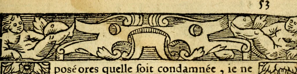 An illustration from Le pegme de Pierre Covstav, 1560, leaf 54