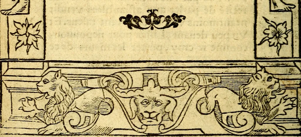 An illustration from Le pegme de Pierre Covstav, 1560, leaf 59