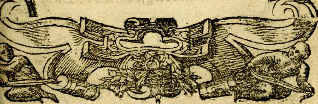 An illustration from Le pegme de Pierre Covstav, 1560, leaf 60